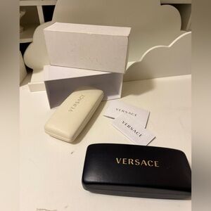 Two original Versace sunglasses case with new conditions